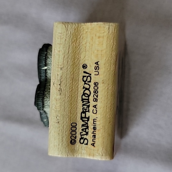 Stampendous wood mounted rubber stamp Bride And Groom Wedding - Picture 3 of 4